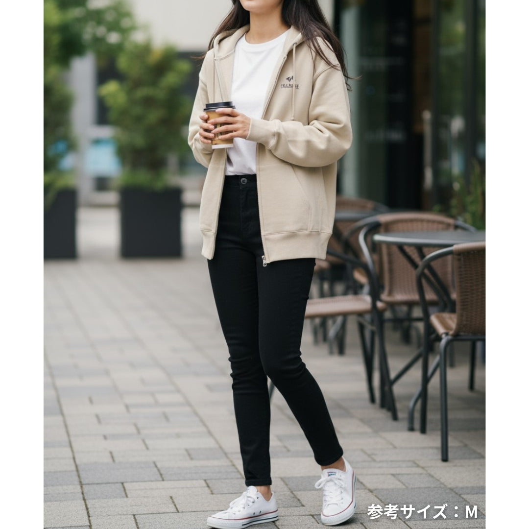 HORSE RIDING CLUB 1 裏起毛ZIPパーカー (刺繍ロゴ入り) 7Color T060