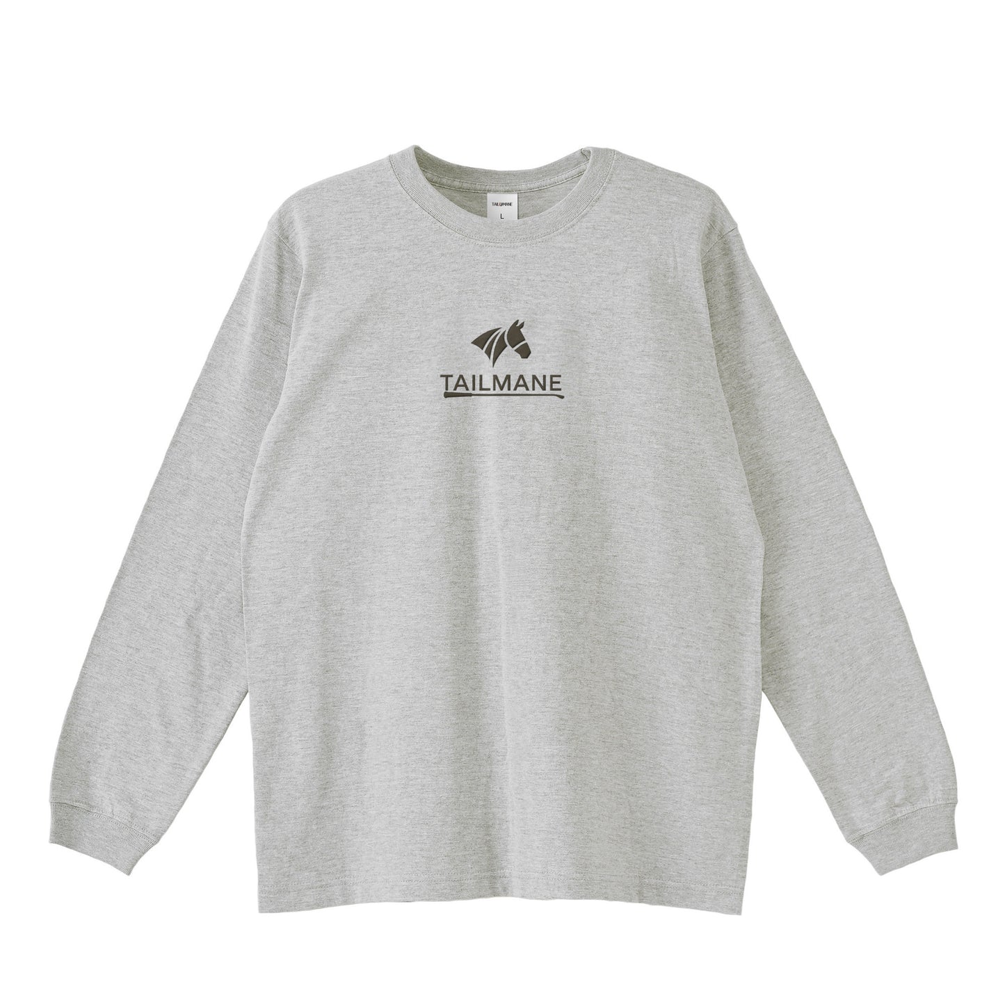 TAILMANEロゴ刺繍 LONG TEE 全2色 T006 gray image