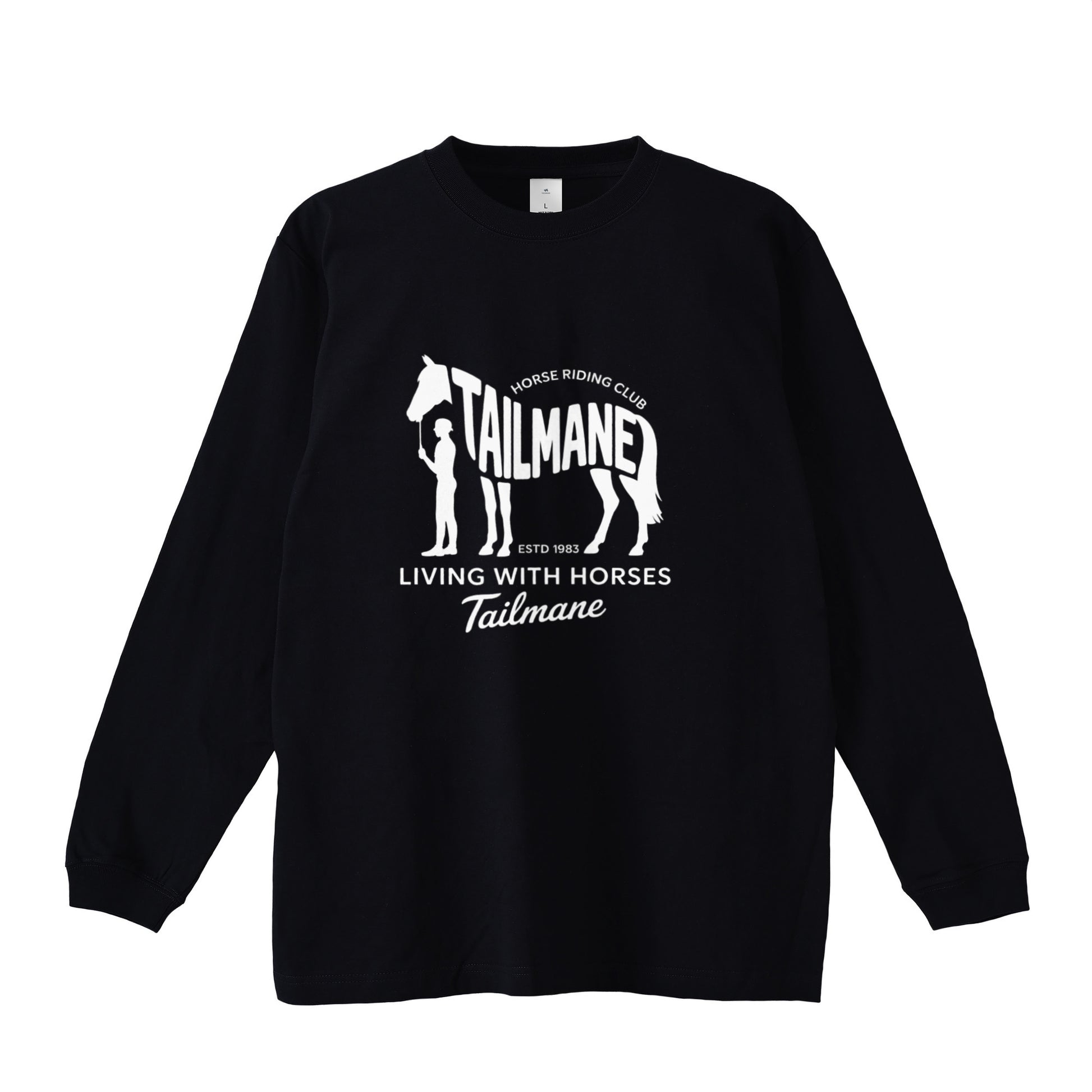 HORSE RIDING CLUB Ⅱ ロングTシャツ 全4色 T018 black image