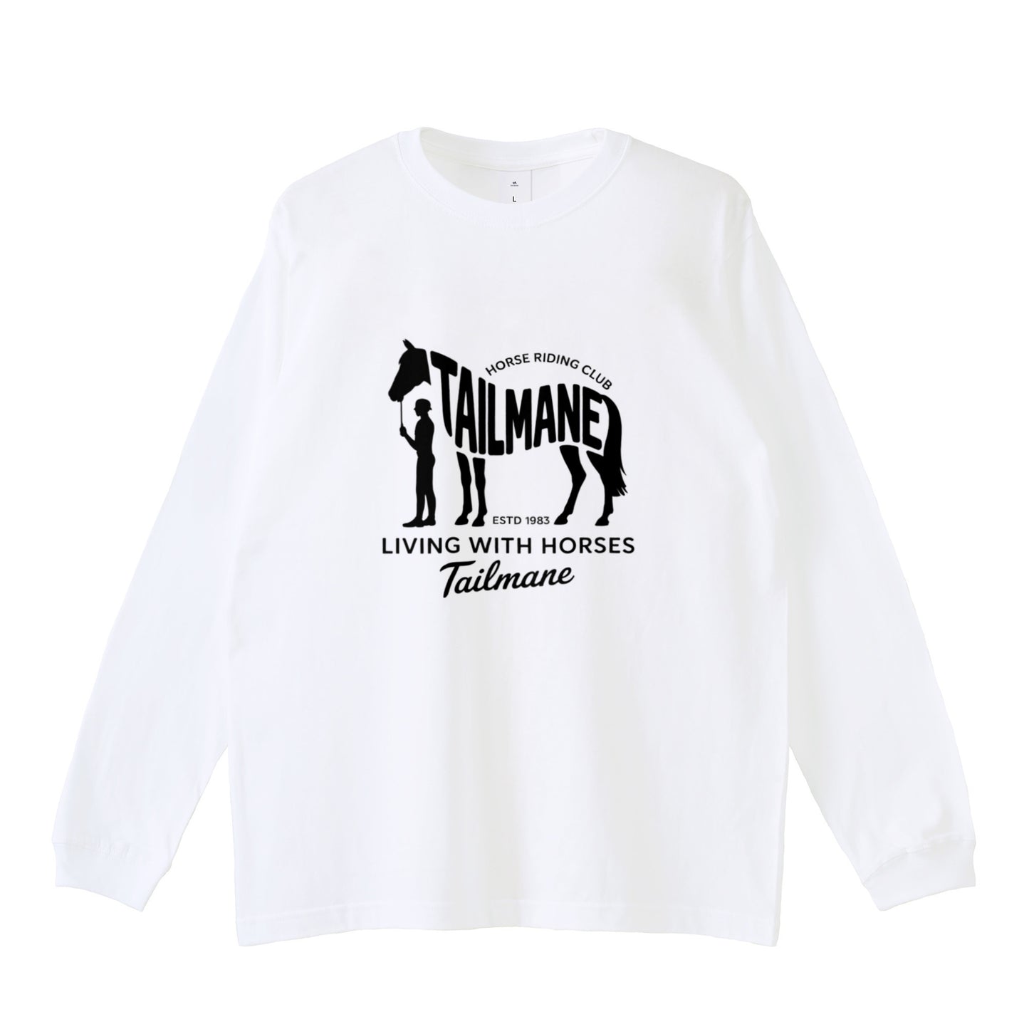HORSE RIDING CLUB Ⅱ ロングTシャツ 全4色 T018 white image
