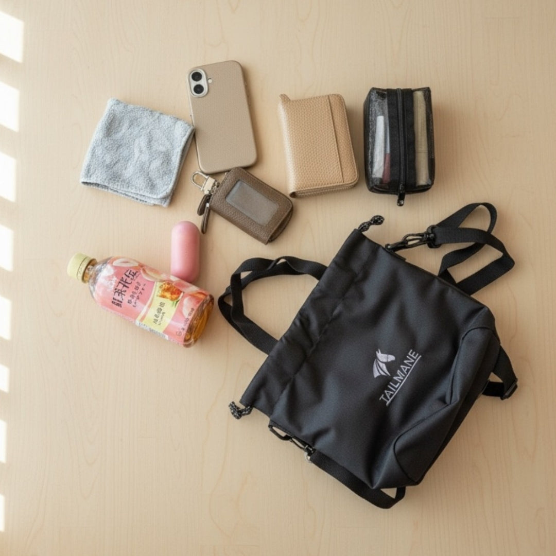 TAILMANEロゴ刺繍 ミニバッグ  4Color T024