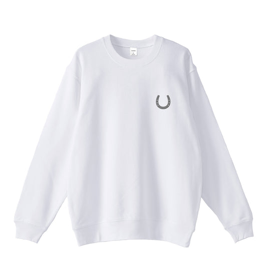 ホースシュー刺繍 SWEAT 全3色 T010 white image