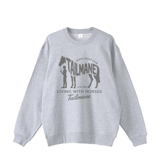 HORSE RIDING CLUB 2 裏パイルスウェット  4Color T061 gray image
