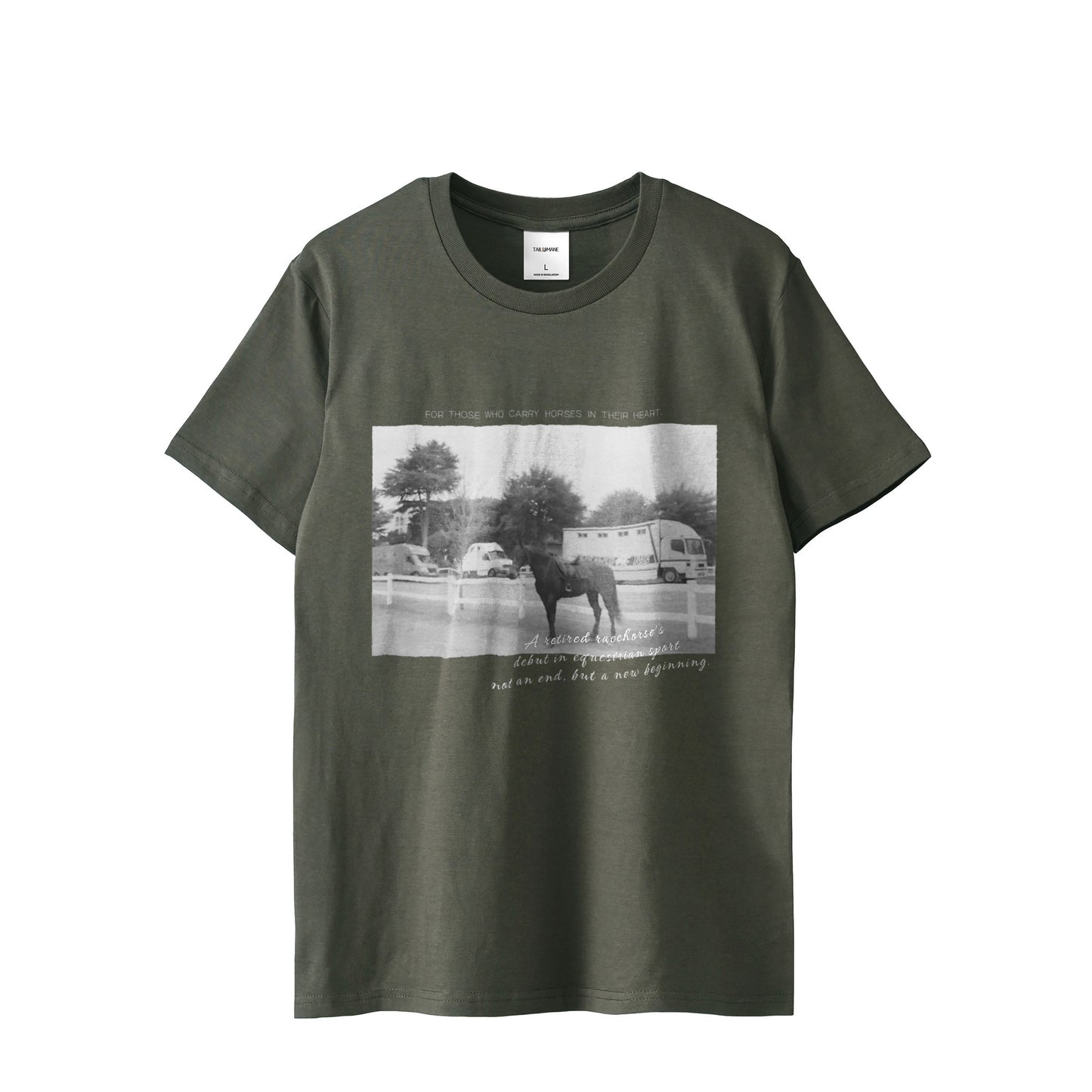 HORSE TRAILER JOURNEY  SHORT TEE 全3色 T012 charcoal image