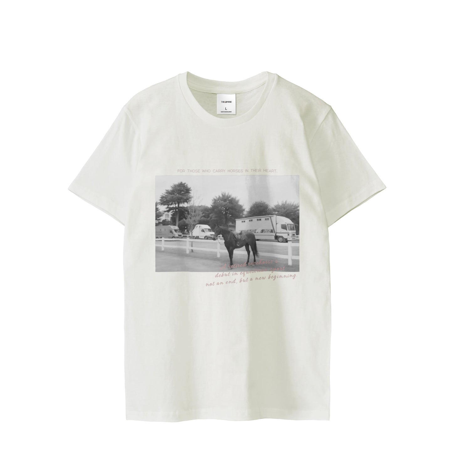 HORSE TRAILER JOURNEY  SHORT TEE 全3色 T012 white image
