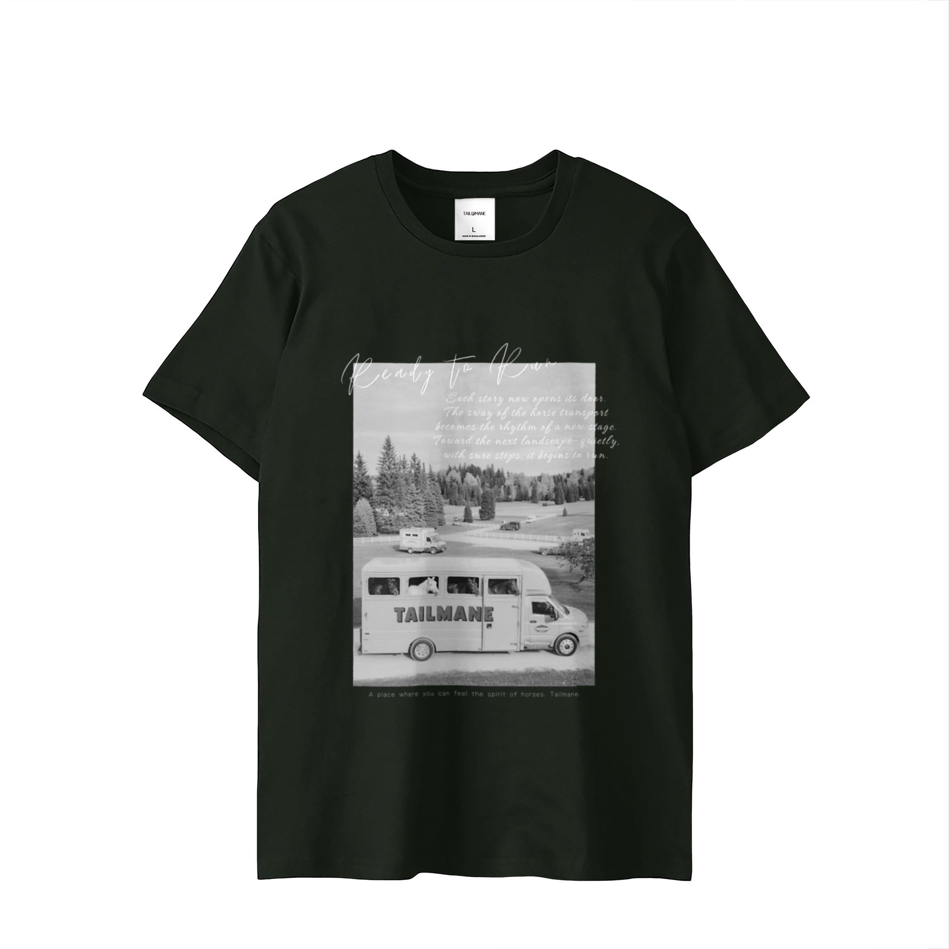 READY TO RUN SHORT TEE 全3色 T014 black image