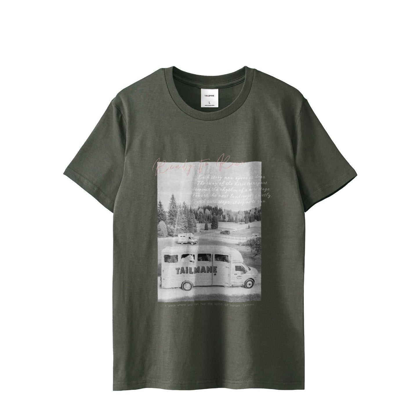 READY TO RUN SHORT TEE 全3色 T014 charcoal image