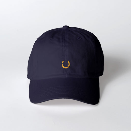 蹄鉄ワンポイント刺繍(小) CAP  4Color T058 navy image