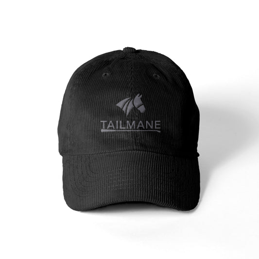 TAILMANEロゴ刺繡コーデュロイCAP C007 black image