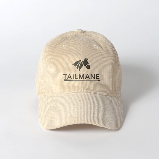 TAILMANEロゴ刺繡コーデュロイCAP C007 sand image