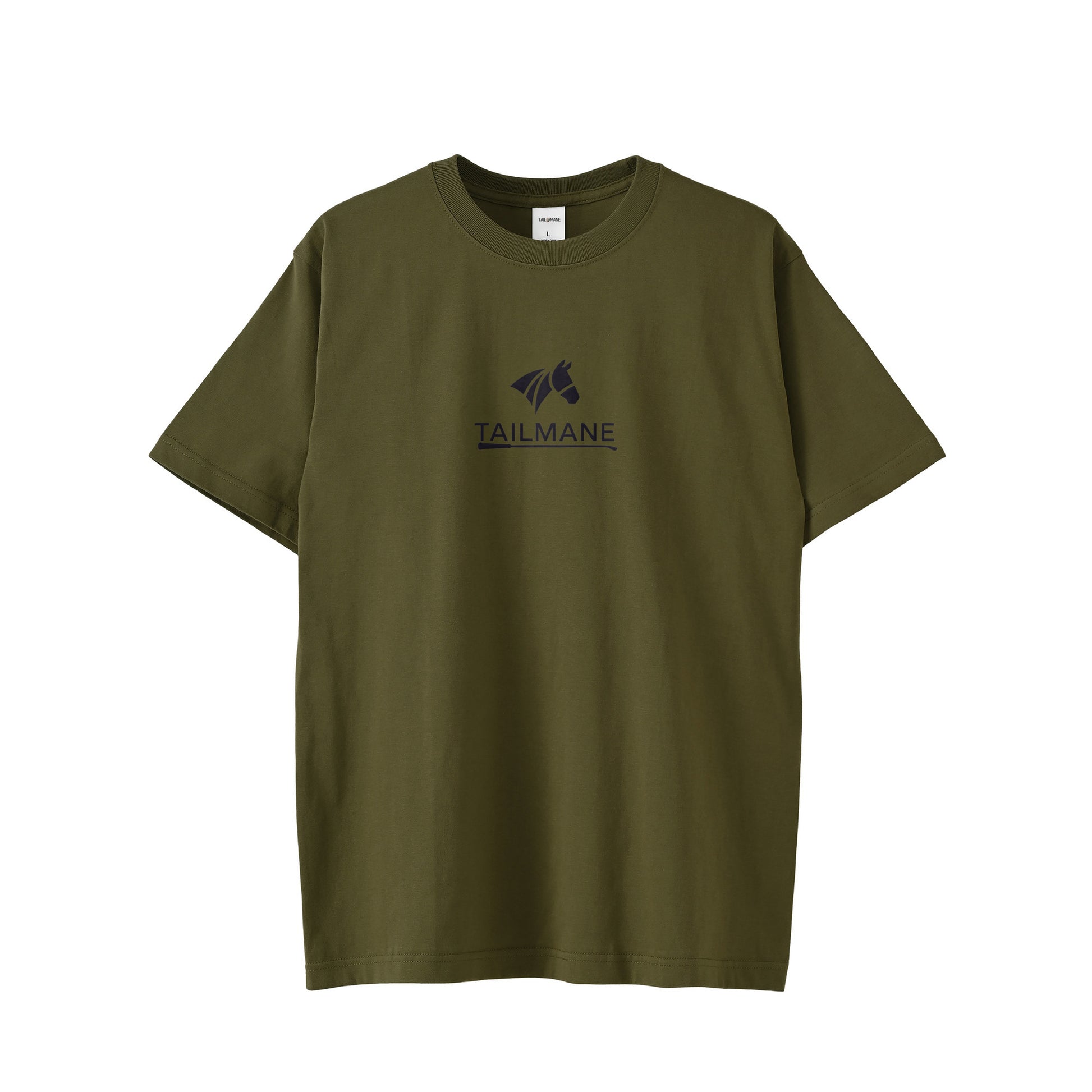 TAILMANEロゴ刺繍 SHOT TEE T005 olive-drab image