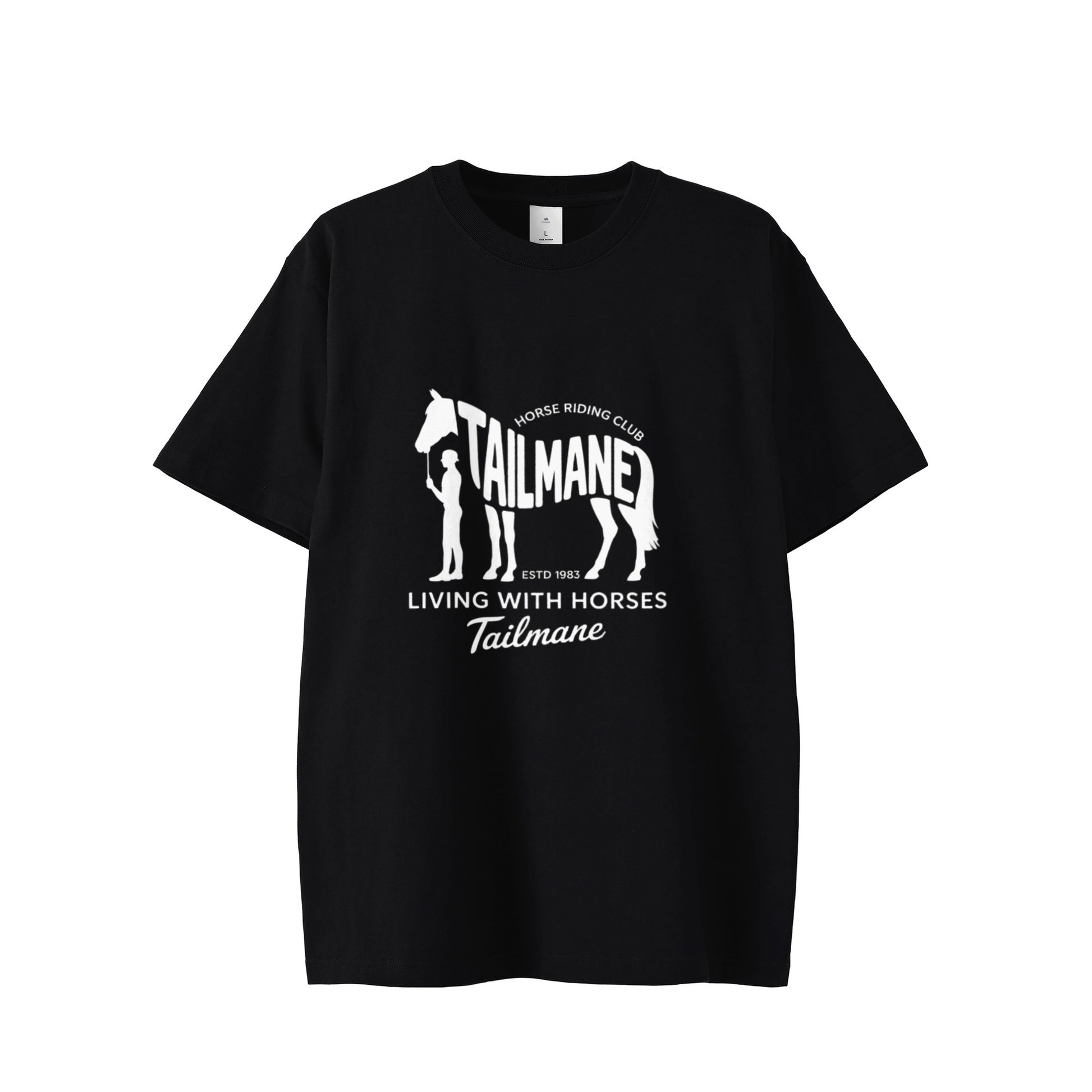 HORSE RIDING CLUBⅡ 半袖Tシャツ 全8色 T017 black image