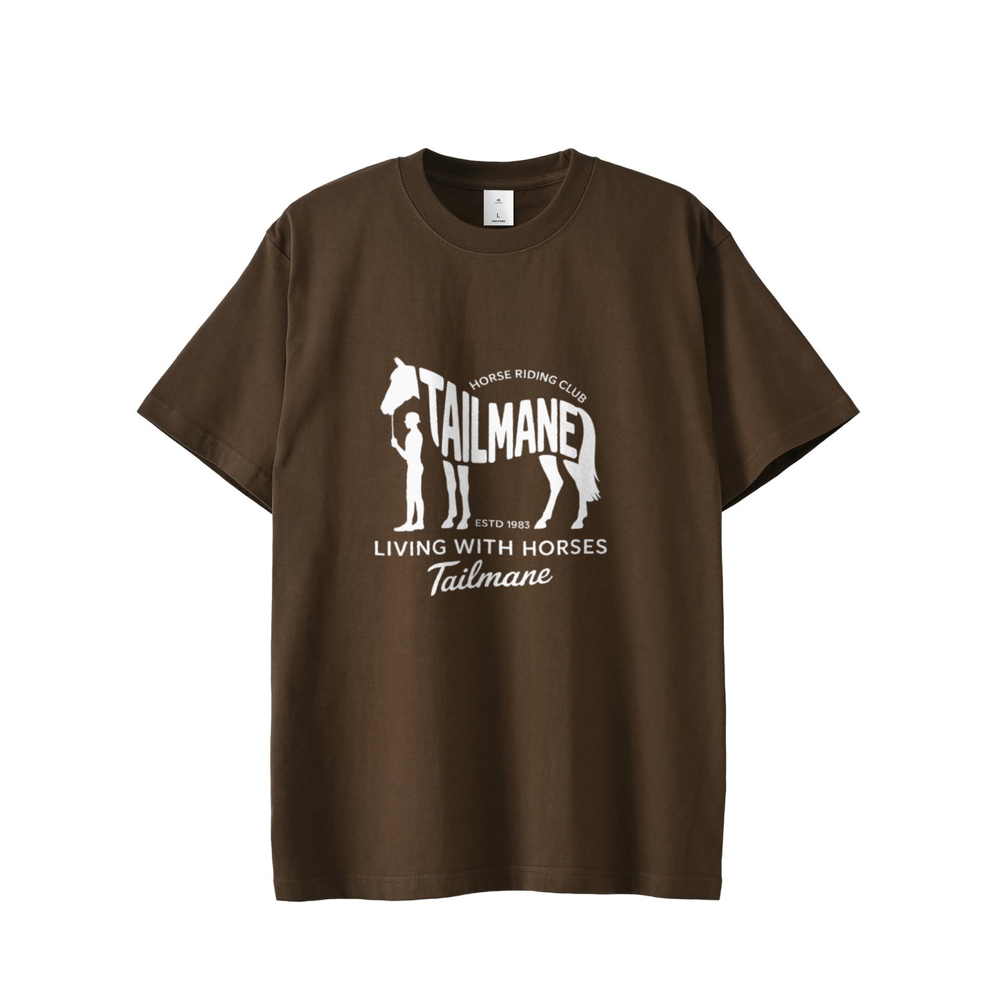 HORSE RIDING CLUBⅡ 半袖Tシャツ 全8色 T017 dark-brown image