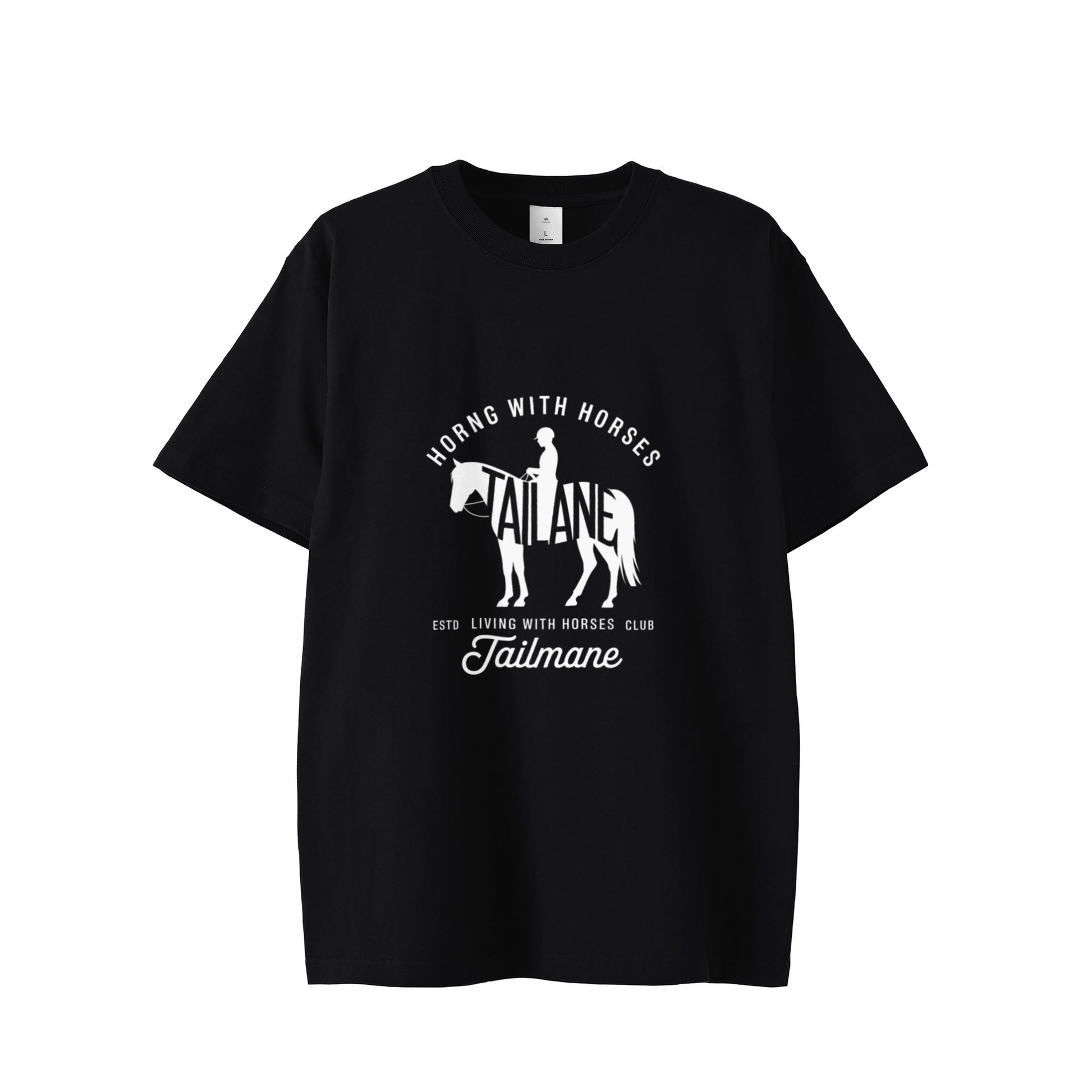 HORSE RIDING CLUBⅢ 半袖Tシャツ 全8色 T019 black image