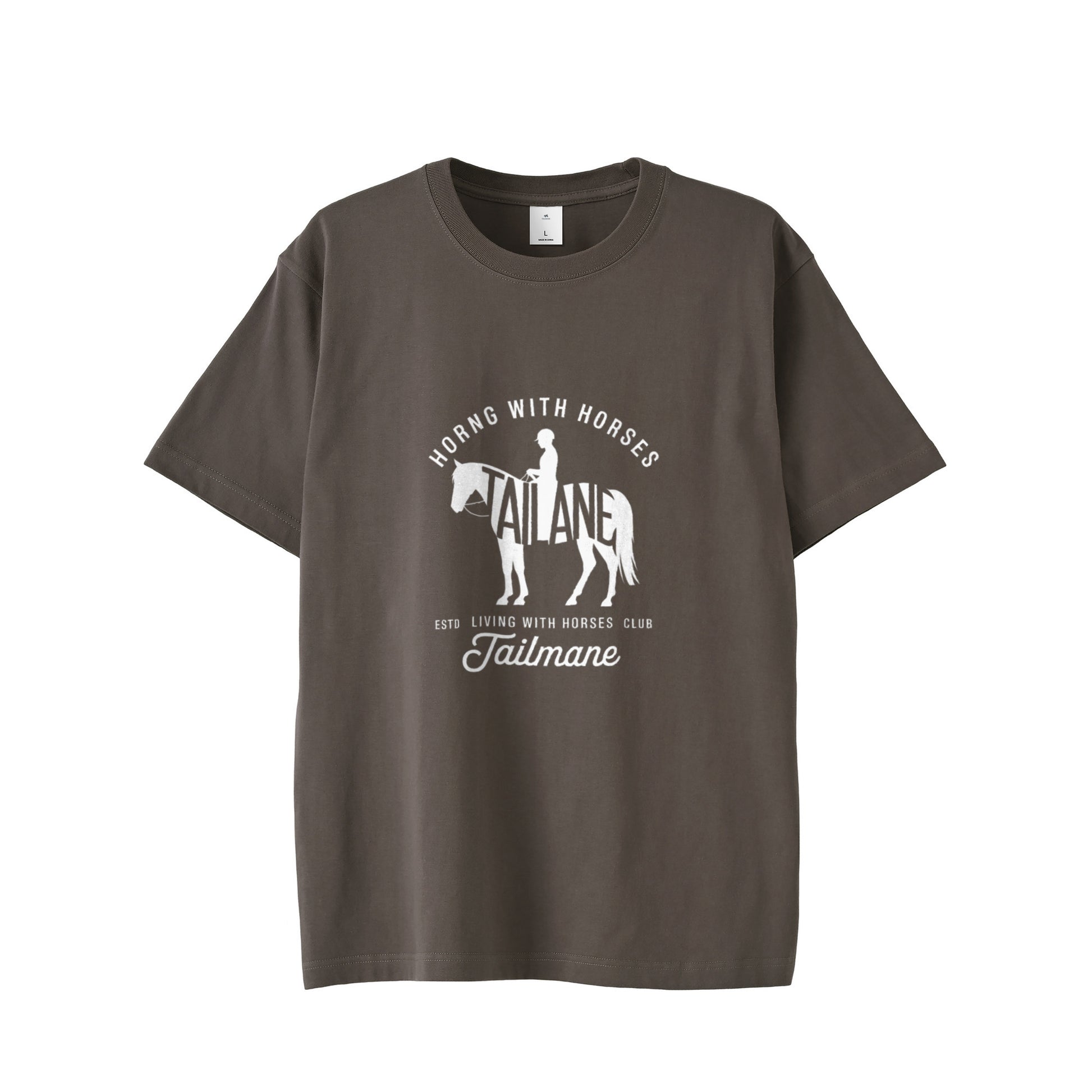 HORSE RIDING CLUBⅢ 半袖Tシャツ 全8色 T019 charcoal image