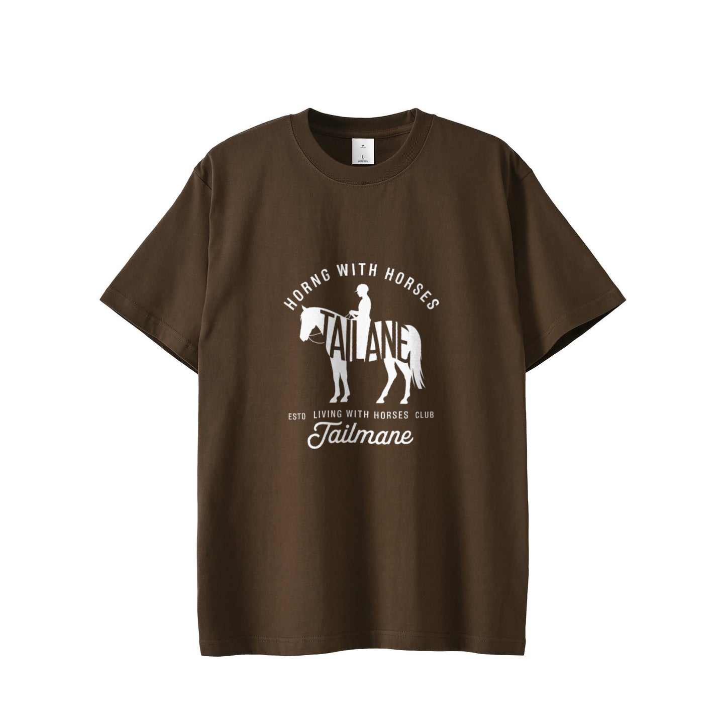 HORSE RIDING CLUBⅢ 半袖Tシャツ 全8色 T019 dark-brown image