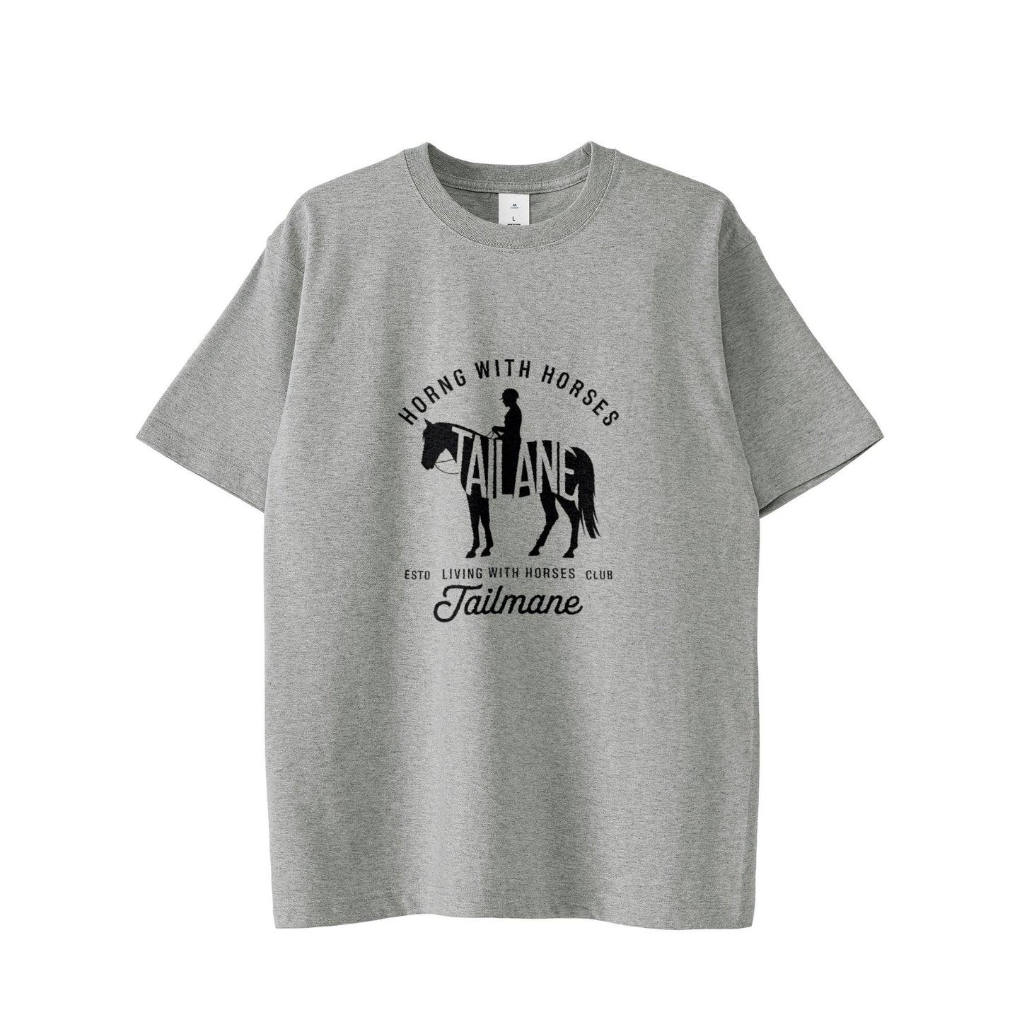 HORSE RIDING CLUBⅢ 半袖Tシャツ 全8色 T019 gray image
