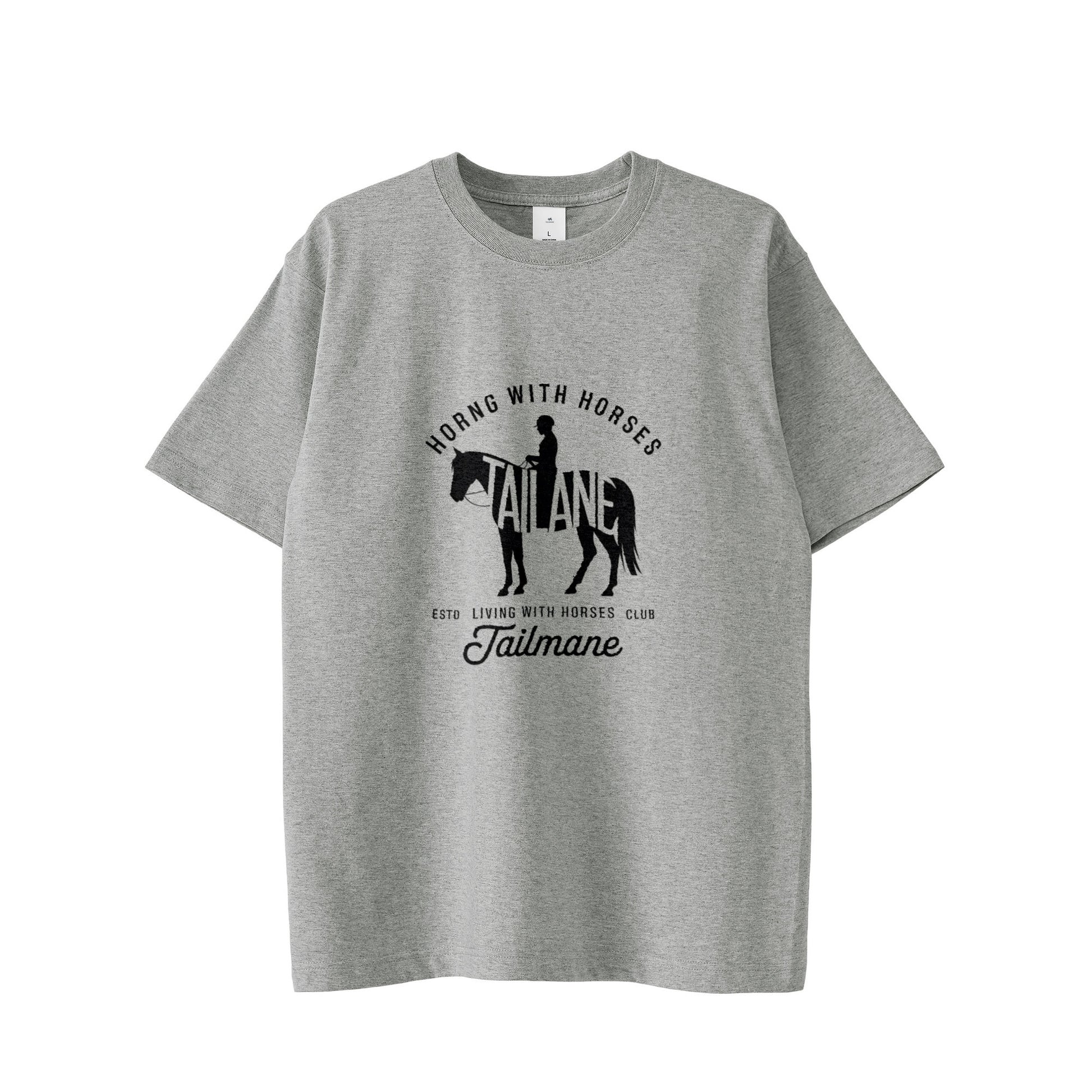 HORSE RIDING CLUBⅢ 半袖Tシャツ 全8色 T019 gray image