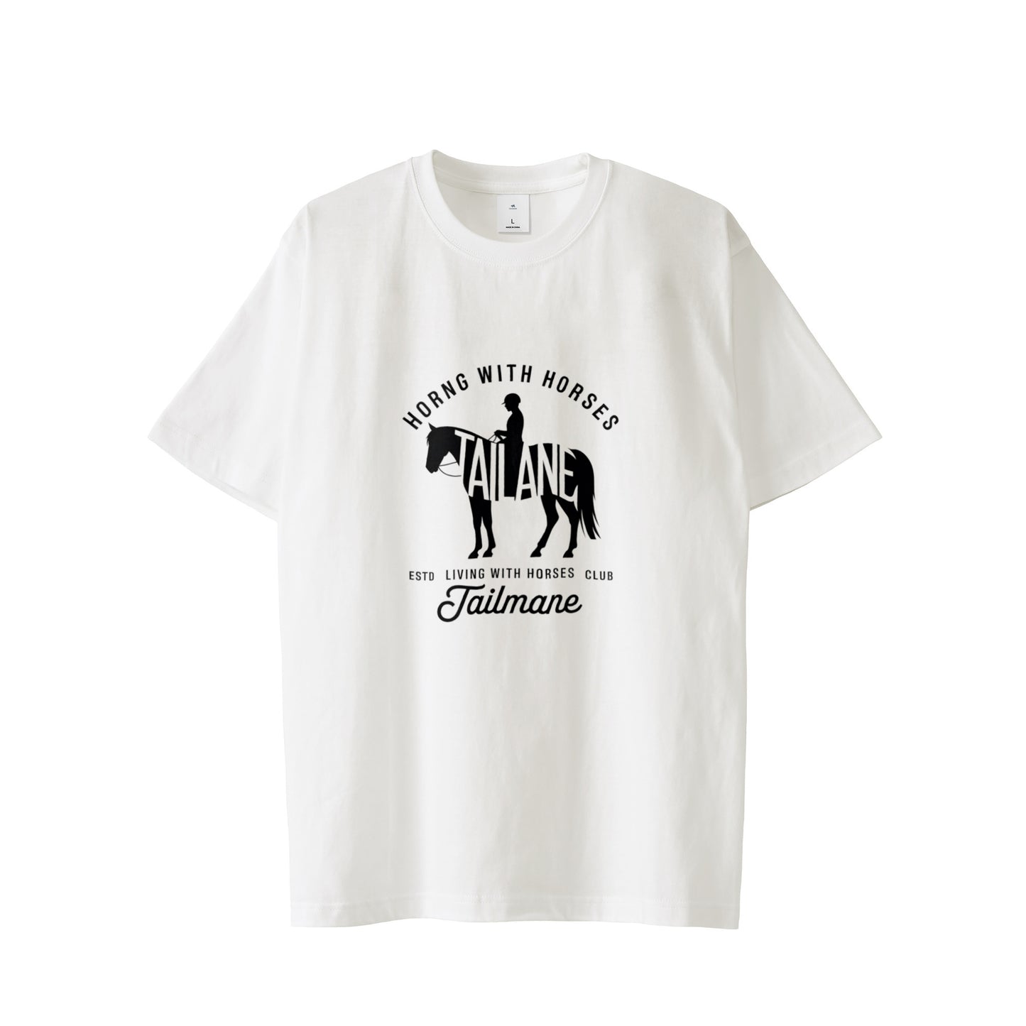 HORSE RIDING CLUBⅢ 半袖Tシャツ 全8色 T019 white image