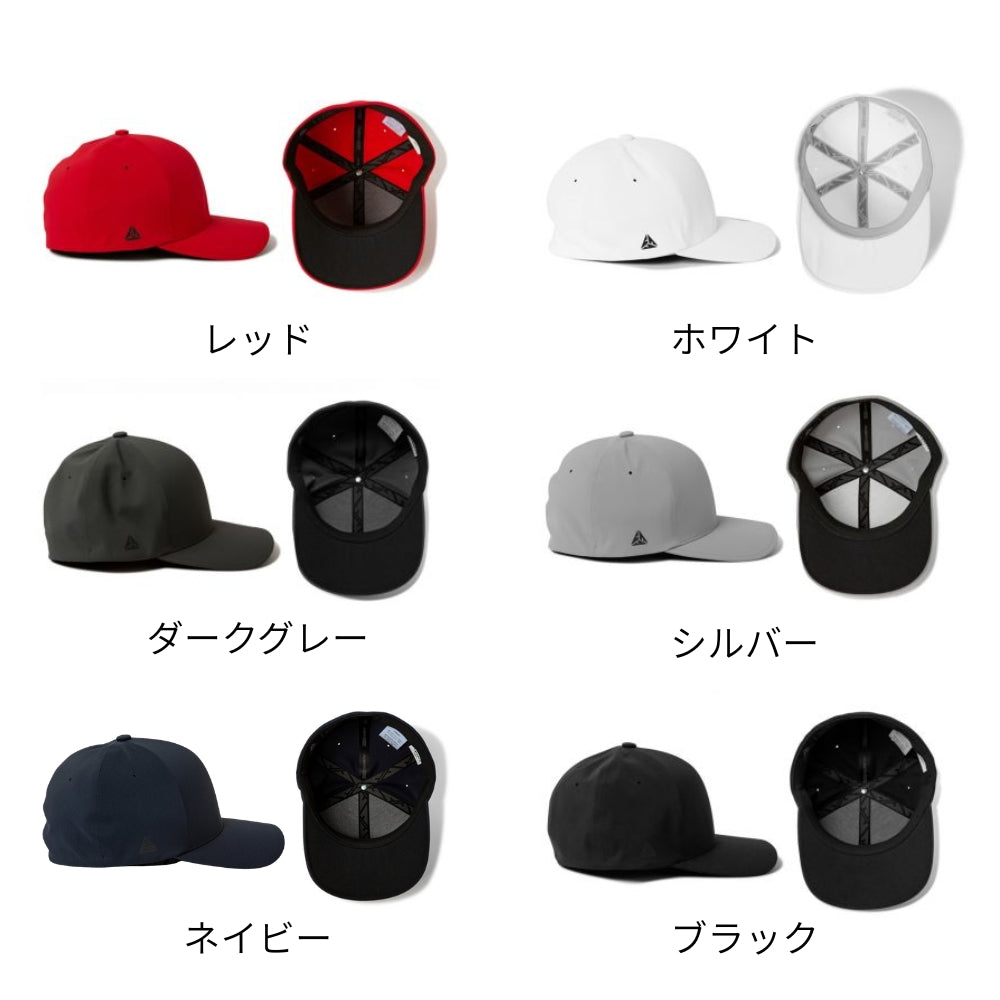 蹄鉄ワンポイント刺繍 シームレスCAP  6Color T065