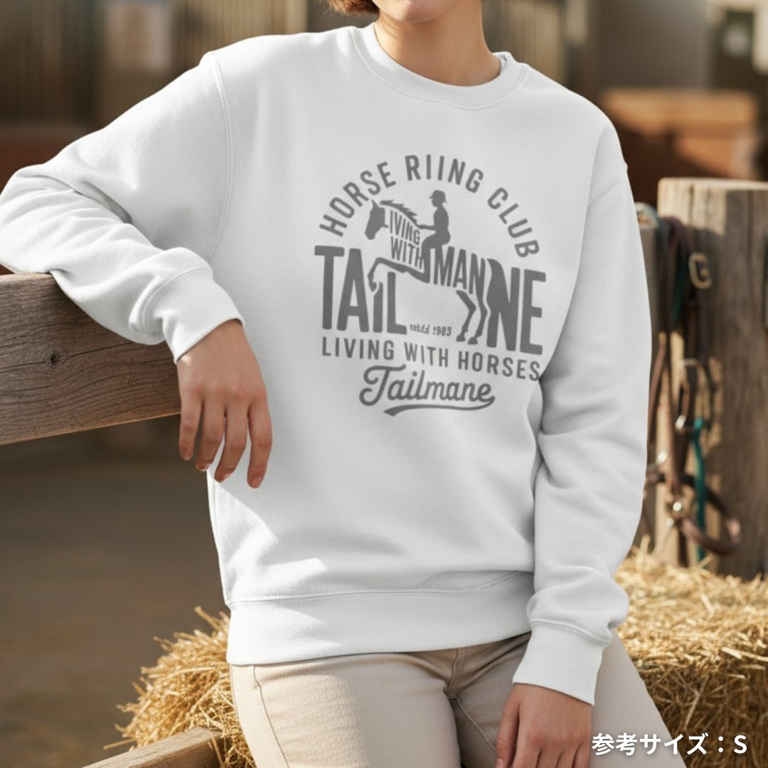 HORSE RIDING CLUB 1 裏パイルスウェット  4Color T062