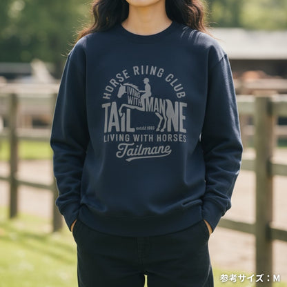 HORSE RIDING CLUB 1 裏パイルスウェット  4Color T062