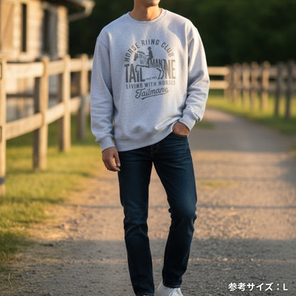 HORSE RIDING CLUB 1 裏パイルスウェット  4Color T062