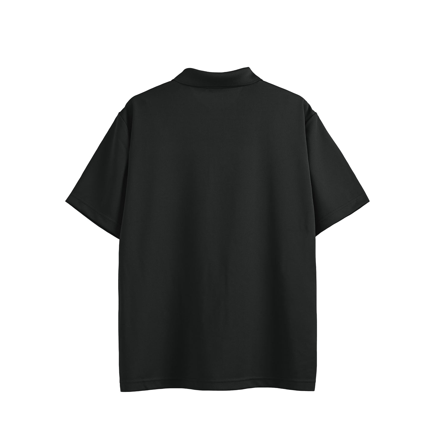 TAILMANEロゴ刺繍 ドライポロシャツ(ユニセックス)　全4色 T022 black image