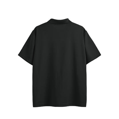 TAILMANEロゴ刺繍 ドライポロシャツ(ユニセックス)　全4色 T022 black image