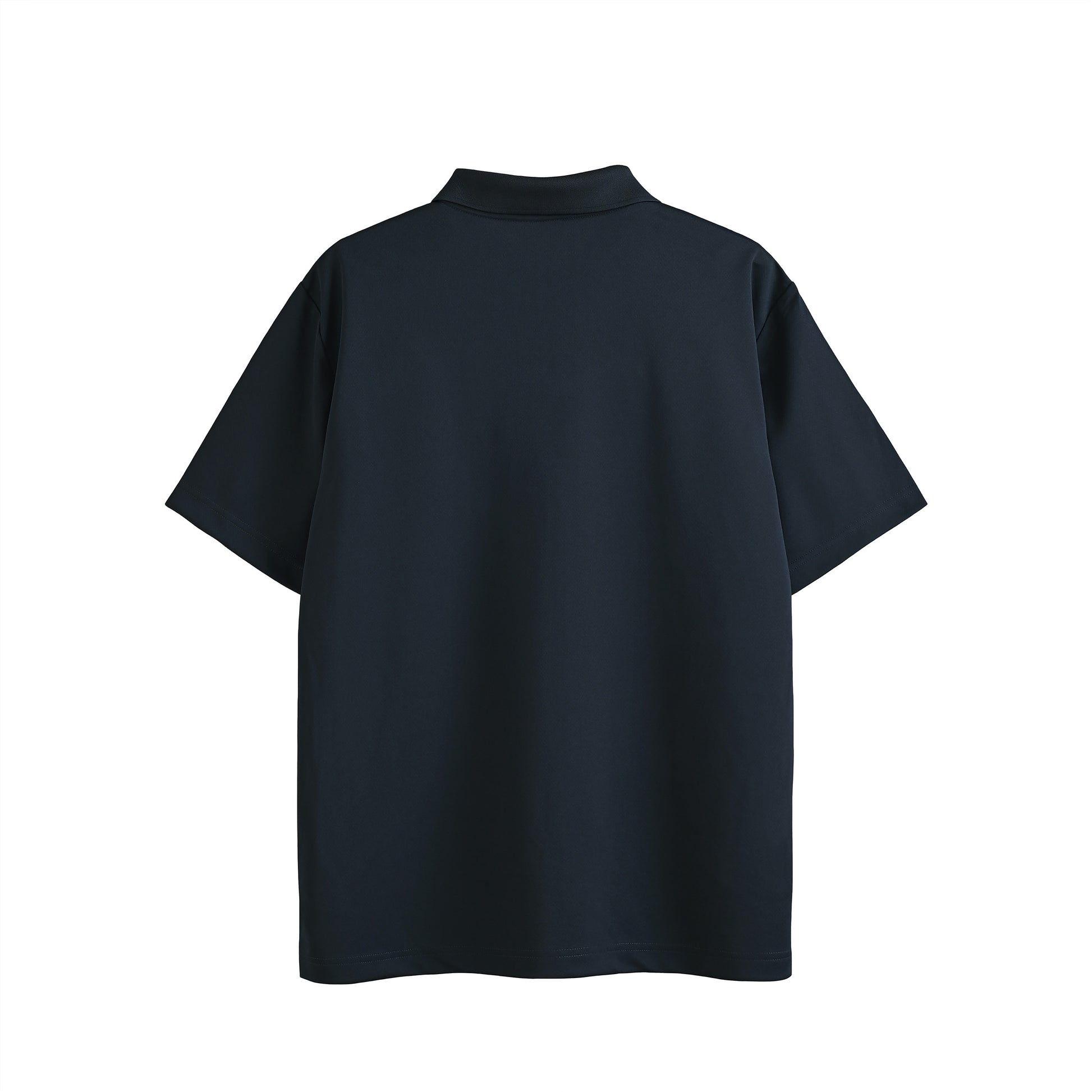 TAILMANEロゴ刺繍 ドライポロシャツ(ユニセックス)　全4色 T022 navy image