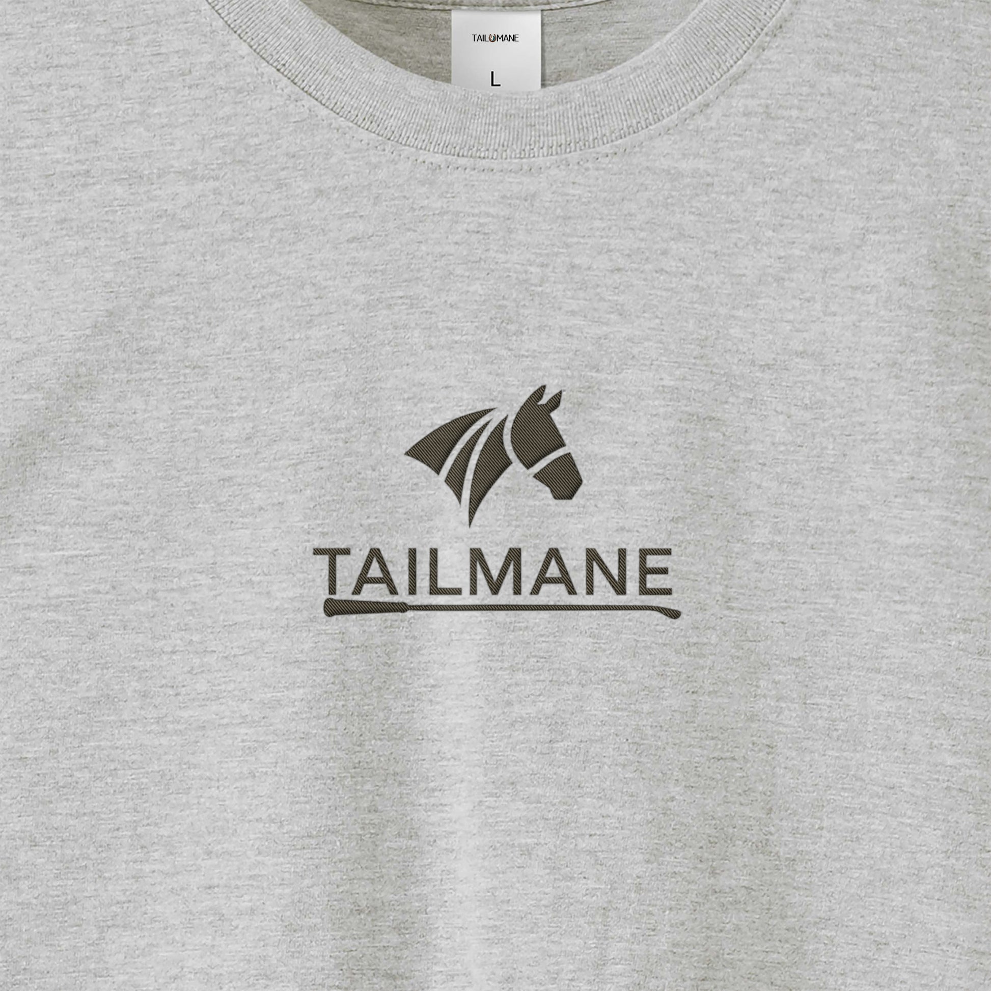 TAILMANEロゴ刺繍　LONG TEE　全2色 T006 gray image