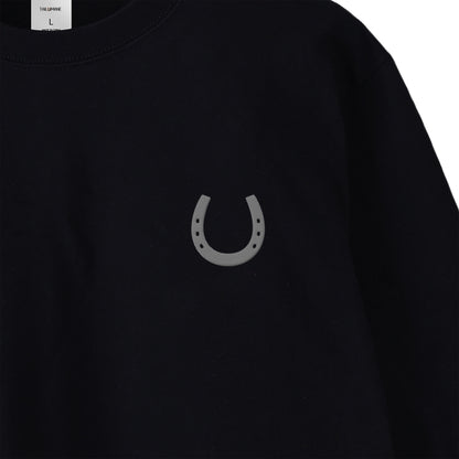 ホースシュー刺繍　LONG TEE　全3色 T009 black image