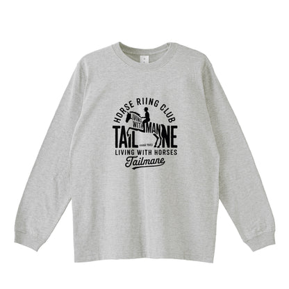 HORSE RIDING CLUB ロングTシャツ 全4色 T016 gray image