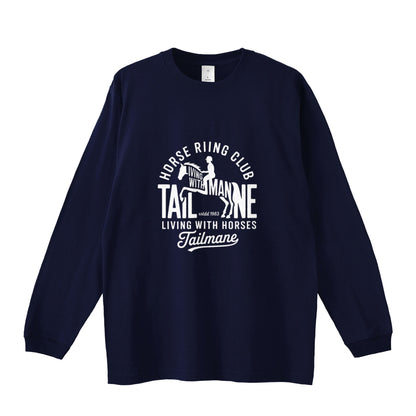 HORSE RIDING CLUB ロングTシャツ 全4色 T016 navy image