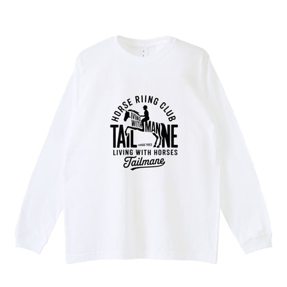 HORSE RIDING CLUB ロングTシャツ 全4色 T016 white image
