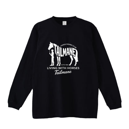 HORSE RIDING CLUB Ⅱ　ロングTシャツ 全4色 T018 black image