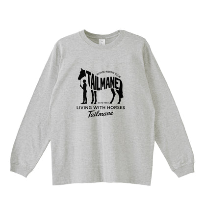 HORSE RIDING CLUB Ⅱ　ロングTシャツ 全4色 T018 gray image