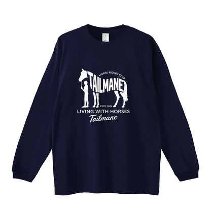 HORSE RIDING CLUB Ⅱ　ロングTシャツ 全4色 T018 navy image
