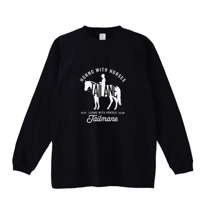 HORSE RIDING CLUB Ⅲ　ロングTシャツ 全4色 T020 black image