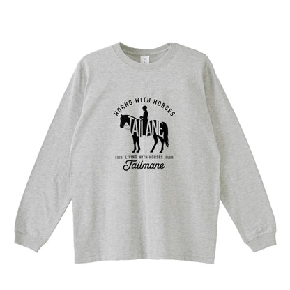 HORSE RIDING CLUB Ⅲ　ロングTシャツ 全4色 T020 gray image