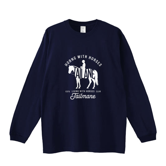 HORSE RIDING CLUB Ⅲ　ロングTシャツ 全4色 T020 navy image