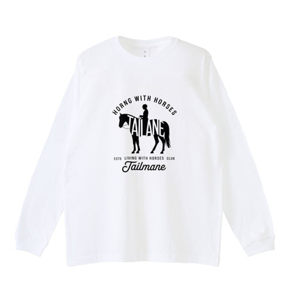 HORSE RIDING CLUB Ⅲ　ロングTシャツ 全4色 T020 white image