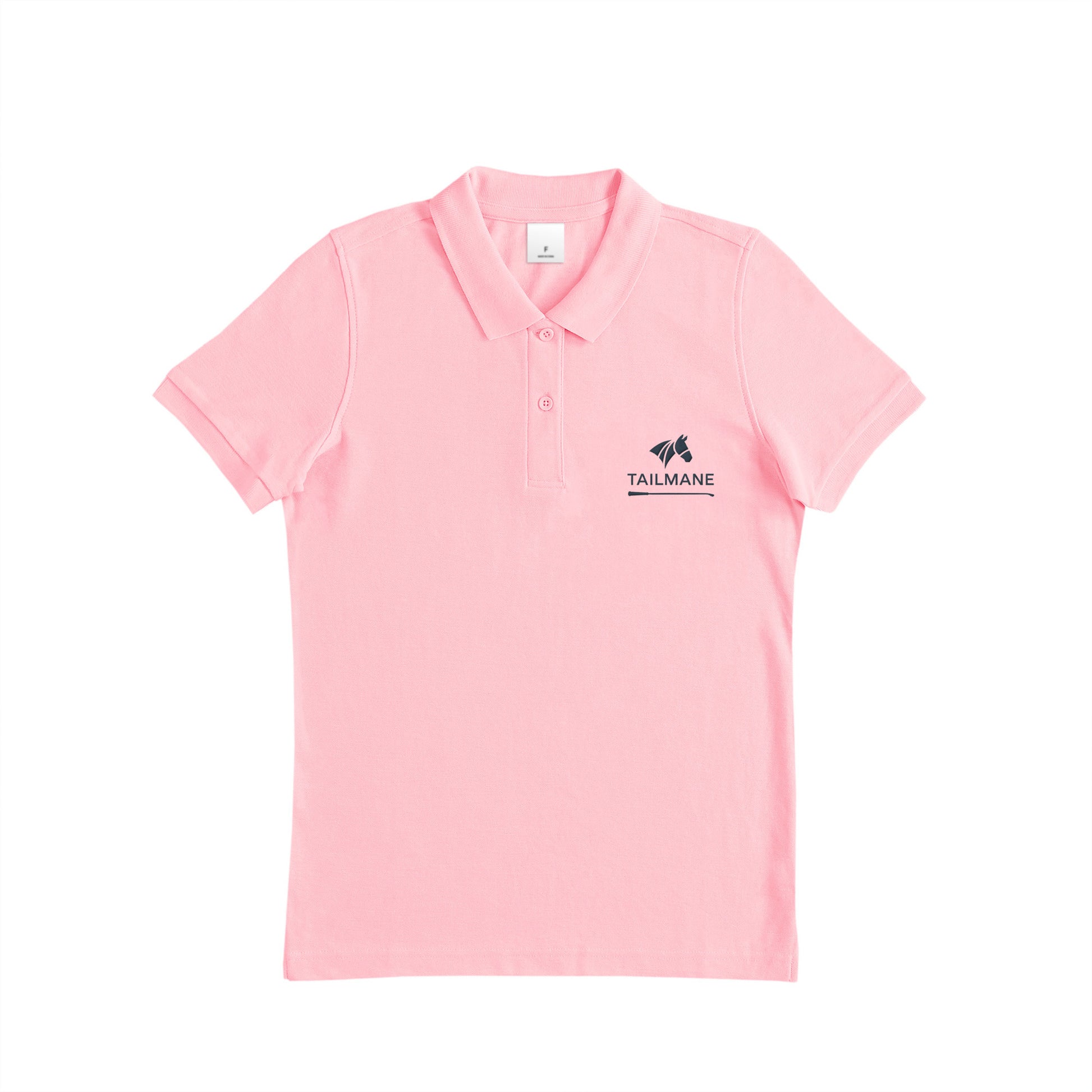 TAILMANEロゴ刺繍 鹿の子ドライポロシャツ(レディース)　全6色 T021 light-pink image