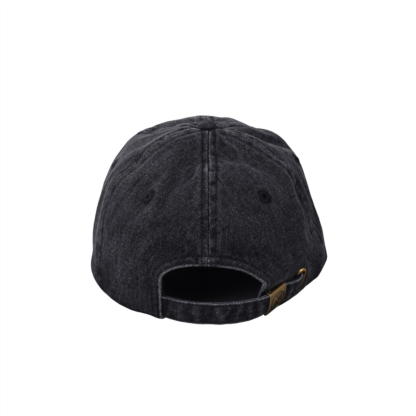 ロゴ刺繍　デニムキャップ　C001 black image