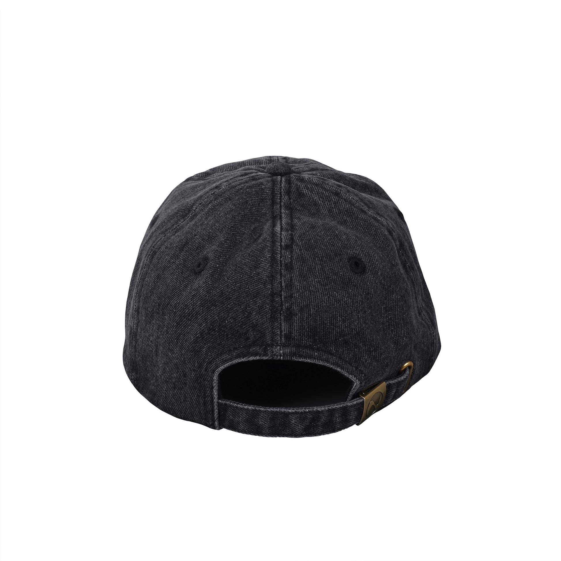 ロゴ刺繍　デニムキャップ　C001 black image