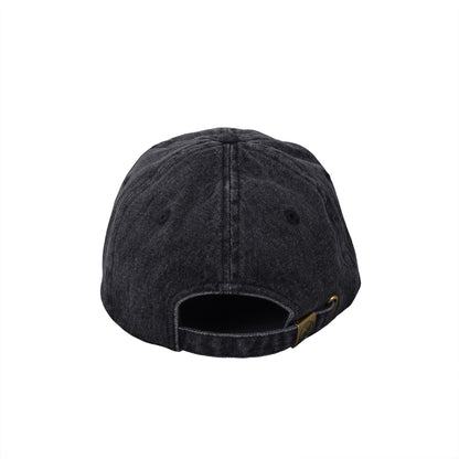 蹄鉄ワンポイント刺繍（小） デニムCAP  3Color T065 black image