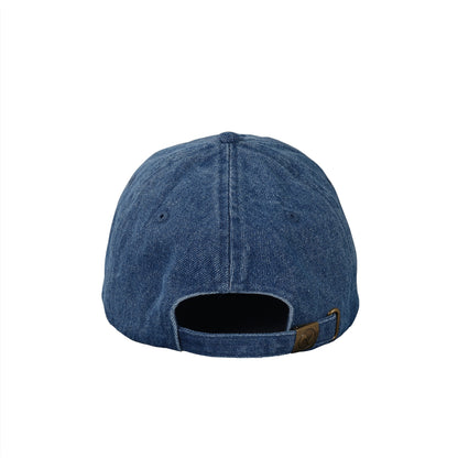 蹄鉄ワンポイント刺繍（小） デニムCAP  3Color T065 blue image