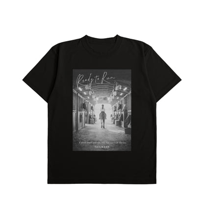 手綱を取るその先へ Dry Heavy Weight 半袖Tシャツ  7Color T063 black image
