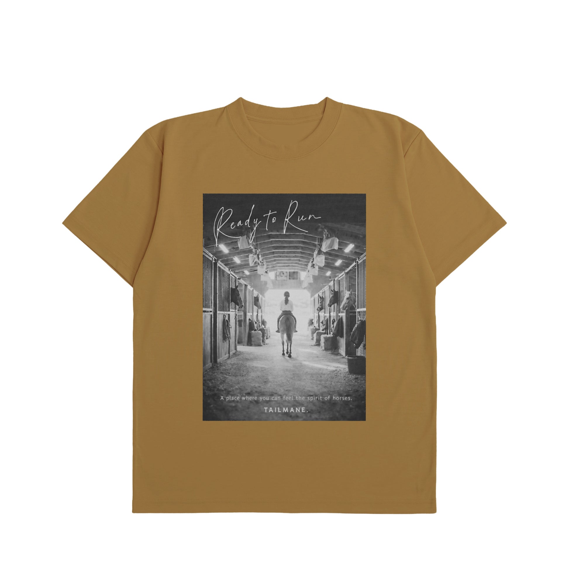 手綱を取るその先へ Dry Heavy Weight 半袖Tシャツ  7Color T063 caramel image