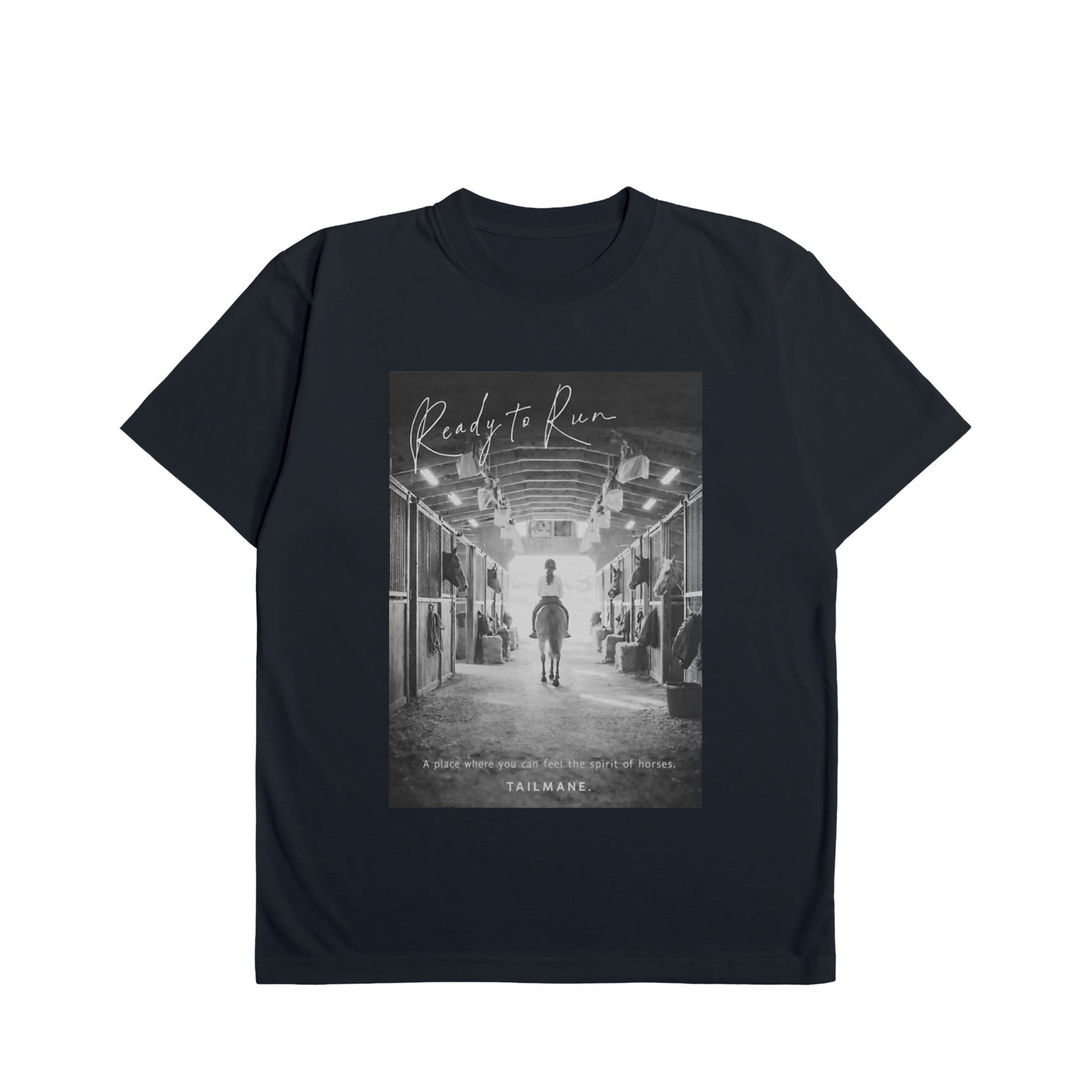 手綱を取るその先へ Dry Heavy Weight 半袖Tシャツ  7Color T063 navy image